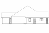 Traditional House Plan - Porterville 60713 - Left Exterior