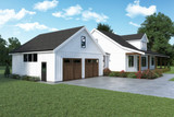 Farmhouse House Plan - 60758 - Left Exterior