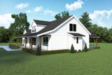 Farmhouse House Plan - 60758 - Right Exterior