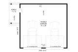Contemporary House Plan - Eagle River Garage 60783 - 1st Floor Plan