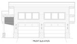 Contemporary House Plan - Eagle River Garage 60783 - Front Exterior