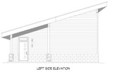 Contemporary House Plan - Eagle River Garage 60783 - Left Exterior