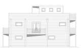 Contemporary House Plan - Leadville 60887 - Left Exterior