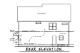 Traditional House Plan - Ames 60993 - Rear Exterior