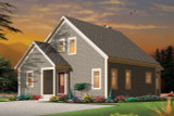 Cape Cod House Plan - The Fireside 61008 - Front Exterior