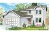 Traditional House Plan - Wethersfield 61119 - Front Exterior