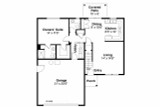 Traditional House Plan - Wethersfield 61119 - 1st Floor Plan