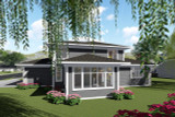 Modern House Plan - 61149 - Rear Exterior