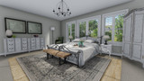 Farmhouse House Plan - Ashleys 61323 - Master Bedroom