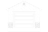 Traditional House Plan - Webb 61355 - Front Exterior