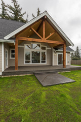 Craftsman House Plan - 61375 - Rear Exterior