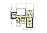 Craftsman House Plan - 61375 - 2nd Floor Plan