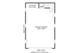 Traditional House Plan - 61405 - 1st Floor Plan
