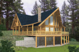 A-Frame House Plan - 61448 - Front Exterior