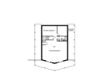 A-Frame House Plan - 61448 - Basement Floor Plan