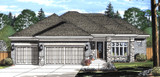 Contemporary House Plan - Orion 61488 - Front Exterior