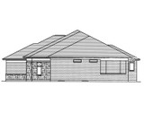 Contemporary House Plan - Orion 61488 - Right Exterior