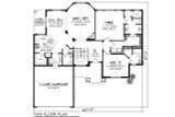 Craftsman House Plan - 61558 - 1st Floor Plan