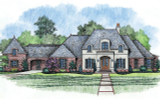 European House Plan - English Turn 61636 - Front Exterior