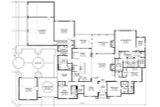 European House Plan - English Turn 61636 - 1st Floor Plan