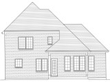 Traditional House Plan - Verona 61642 - Rear Exterior