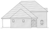 Traditional House Plan - Verona 61642 - Left Exterior