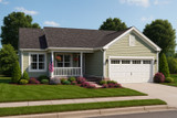 Ranch House Plan - Caspian 61724 - Front Exterior