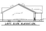 Ranch House Plan - Caspian 61724 - Left Exterior