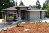 Prairie House Plan - Hood River 61734 - Front Exterior