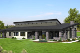 Modern House Plan - 61859 - Rear Exterior
