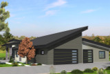 Modern House Plan - 61859 - Right Exterior