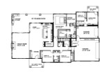 Modern House Plan - 61859 - 1st Floor Plan