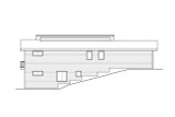 Contemporary House Plan - Creston 61861 - Right Exterior
