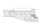 Contemporary House Plan - Creston 61861 - Left Exterior