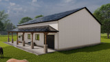 Secondary Image - Country House Plan - Kurt 61892 - Rear Exterior