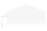 Country House Plan - Kurt 61892 - Rear Exterior