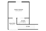 Secondary Image - Craftsman House Plan - Deuel 61939 - 2nd Floor Plan
