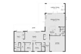 Ranch House Plan - Azalea 61978 - 1st Floor Plan