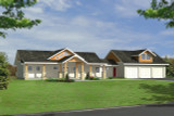 Craftsman House Plan - 61989 - Front Exterior