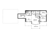 Secondary Image - Craftsman House Plan - 61989 - Basement Floor Plan