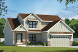 Craftsman House Plan - Angel Springs 62009 - Front Exterior