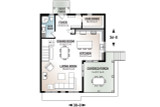 Contemporary House Plan - Malbaie 62154 - 1st Floor Plan