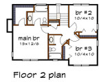 Farmhouse House Plan - 62206 - 2nd Floor Plan