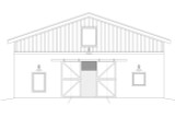 Secondary Image - Traditional House Plan - The Shop 62263 - Front Exterior
