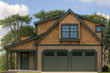 Craftsman House Plan - Garage 62272 - Front Exterior