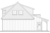Craftsman House Plan - Garage 62272 - Rear Exterior