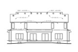 Traditional House Plan - Tarkenton 62410 - Rear Exterior