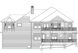 Country House Plan - Lethbridge 62550 - Rear Exterior