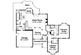 Country House Plan - Lethbridge 62550 - 1st Floor Plan