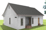 Country House Plan - 62568 - Right Exterior